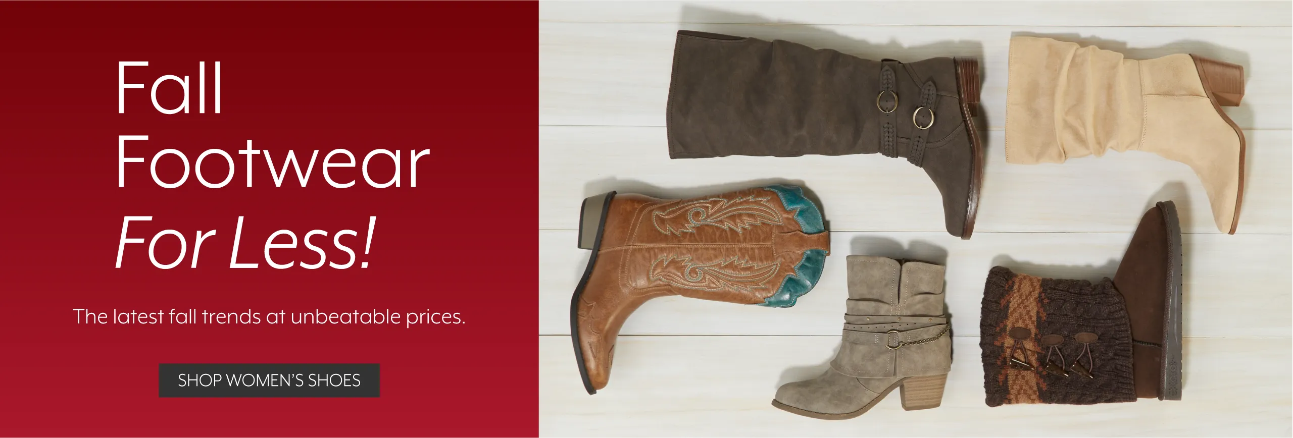 Fall Footwear for Less - Shop Women's Boots 