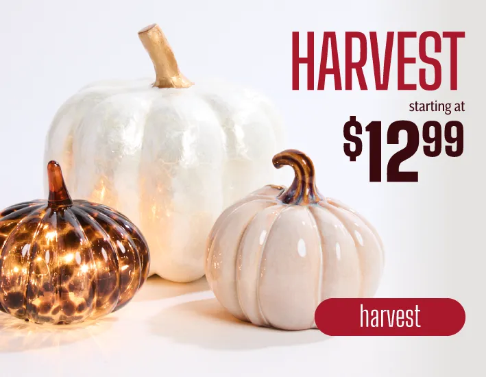 harvest starting at 12.99