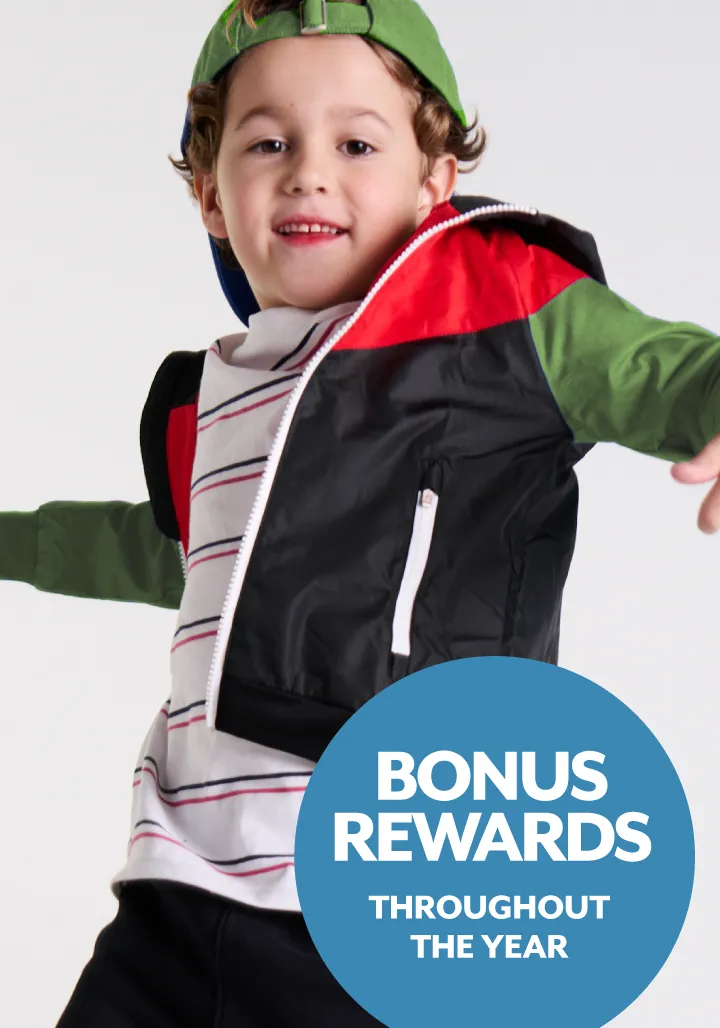 Bonus Rewards throughout the year