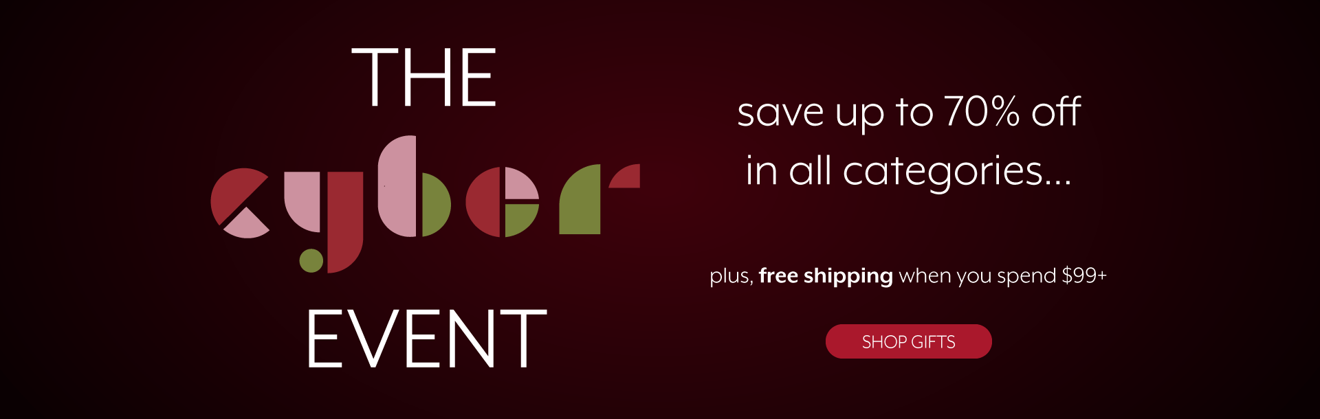 the cyber event - shop gifts